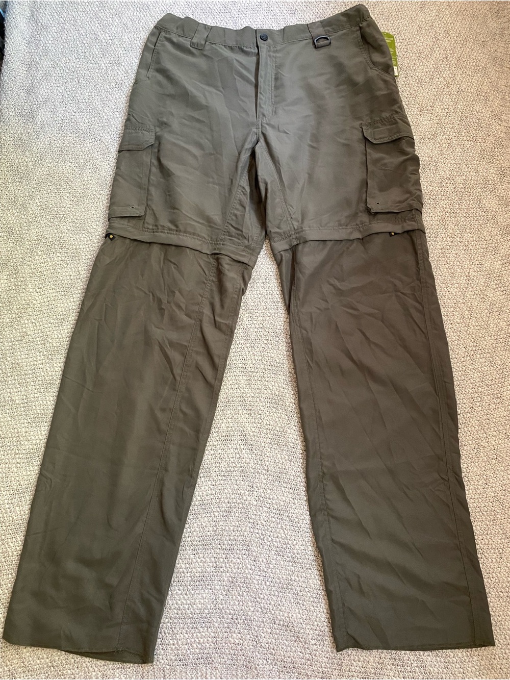 NWT Boy Scouts of America Men's Large Switchback Convertible Cargo Pants Olive